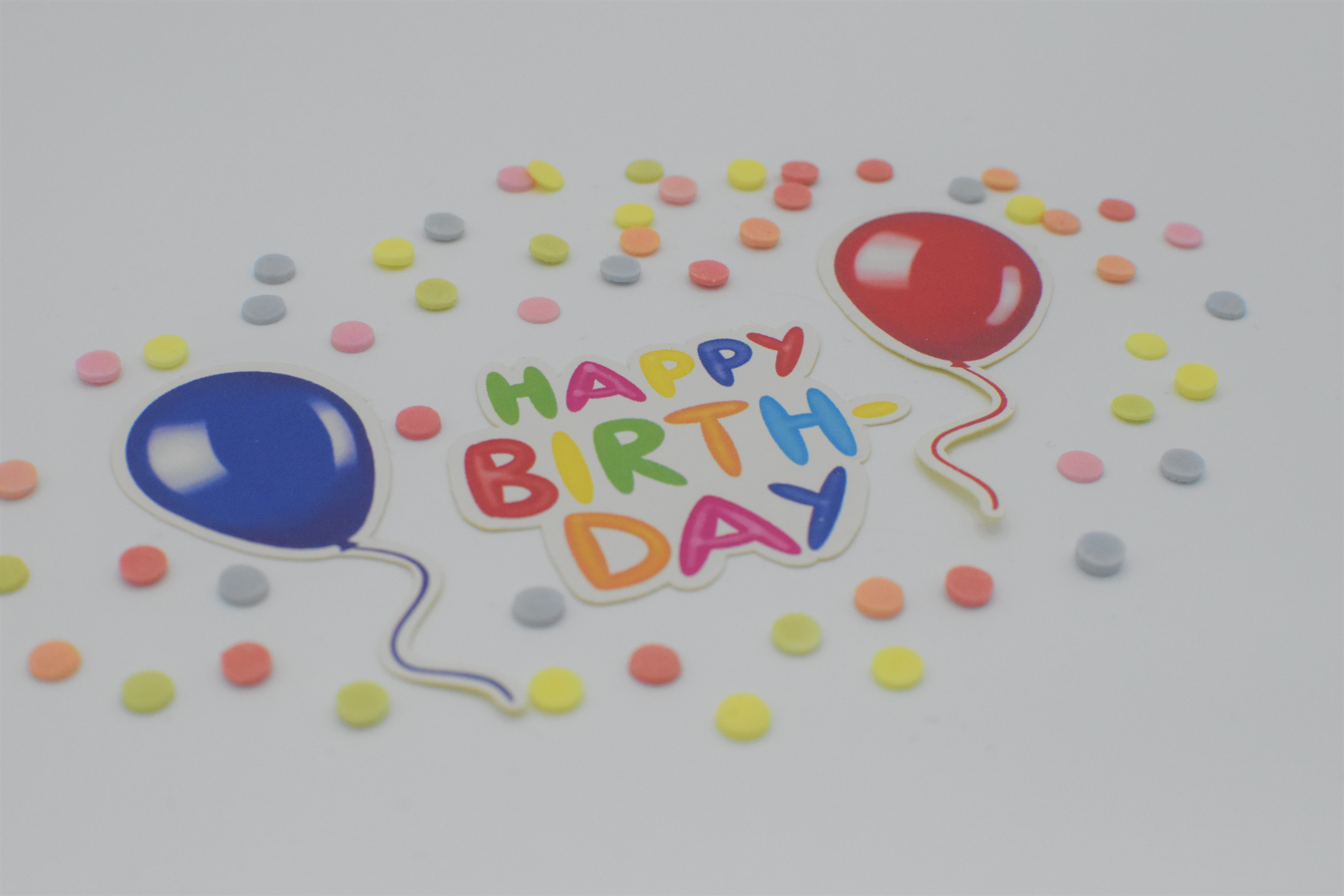 Sticker - Happy Birthday Set