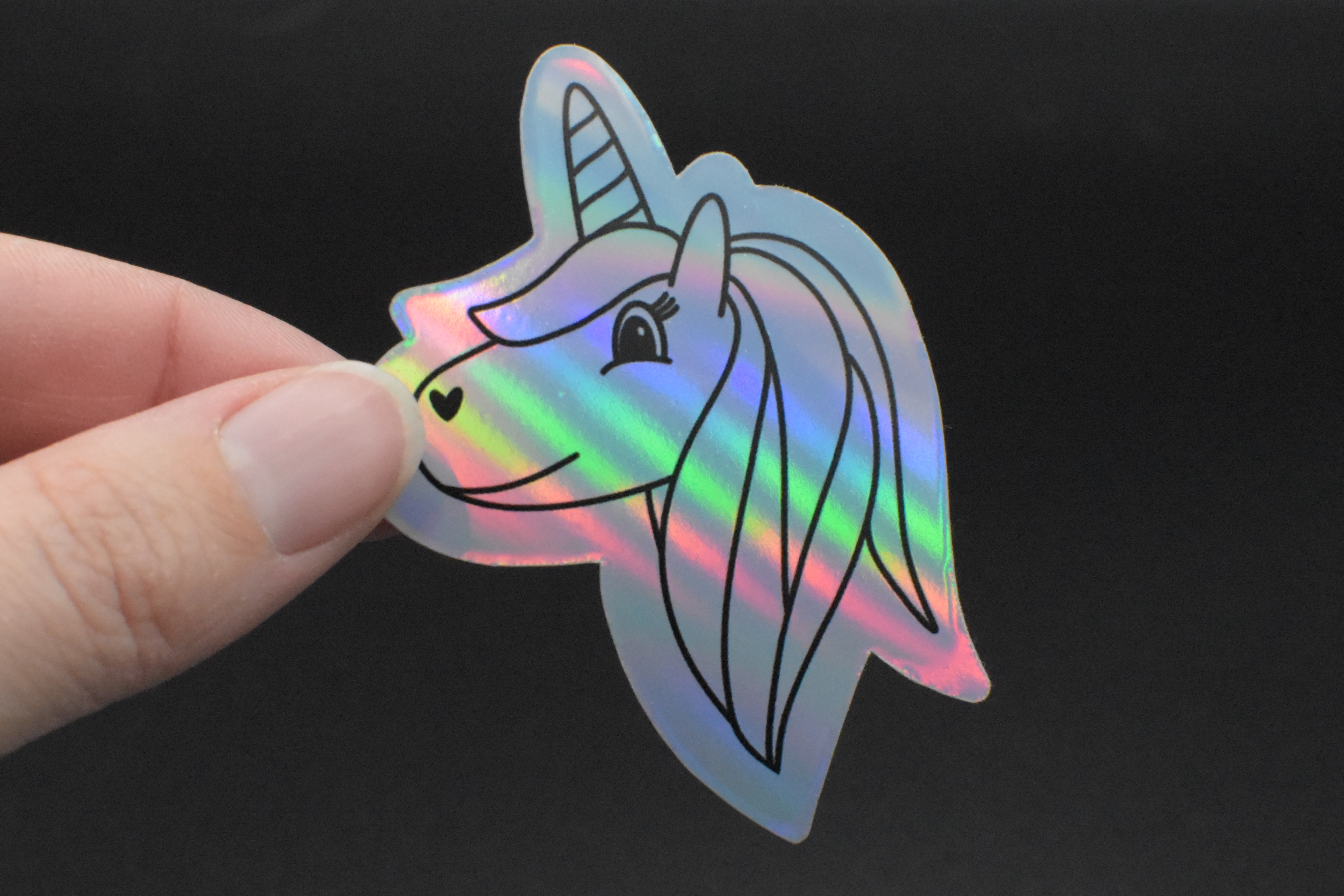 Sticker - holo unicorn